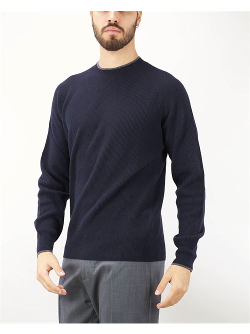 Ribbed wool sweater Paolo Pecora PAOLO PECORA | Sweater | A058F0026728